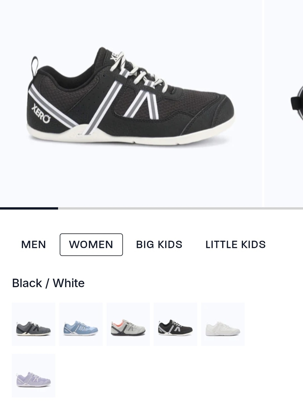Xero Prio 7.5 White Lightweight Activity Sneaker